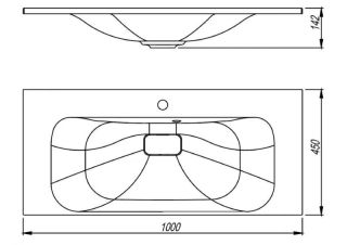 Раковина Style Line Фортуна ЛС-00002424 100 см белый
